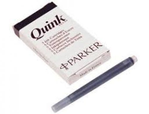 Cartucho tinta parker quink preto ,  , CRTUPAR004 , 5011247020329